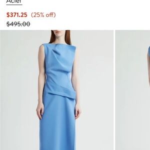 Nordstrom Sky Blue Midi Dress